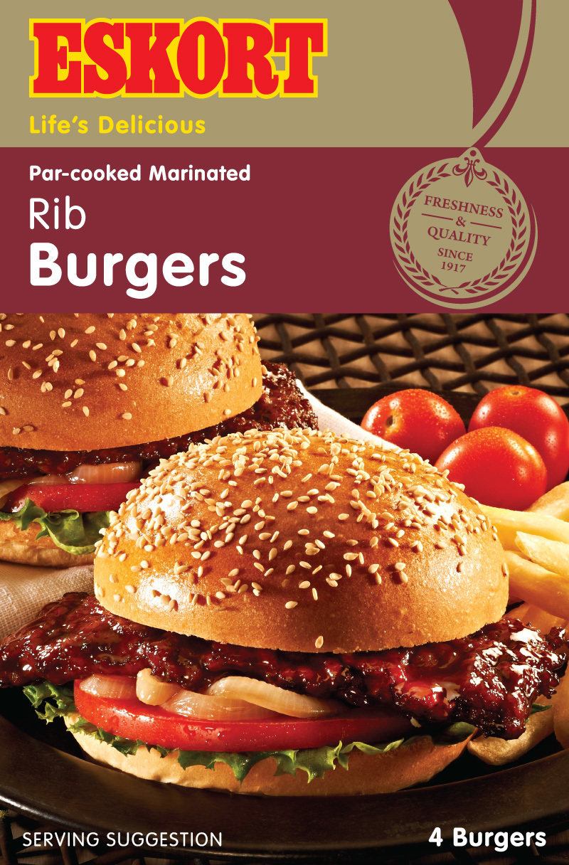 Marinated Rib Burgers 500g 