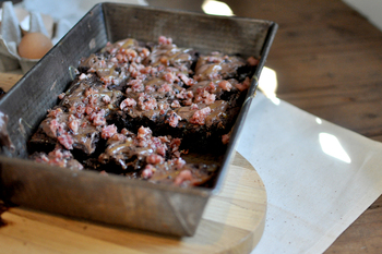 Bacon Nutella Brownies
