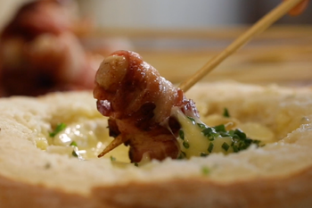 Baked Camembert & Bacon Porkies
