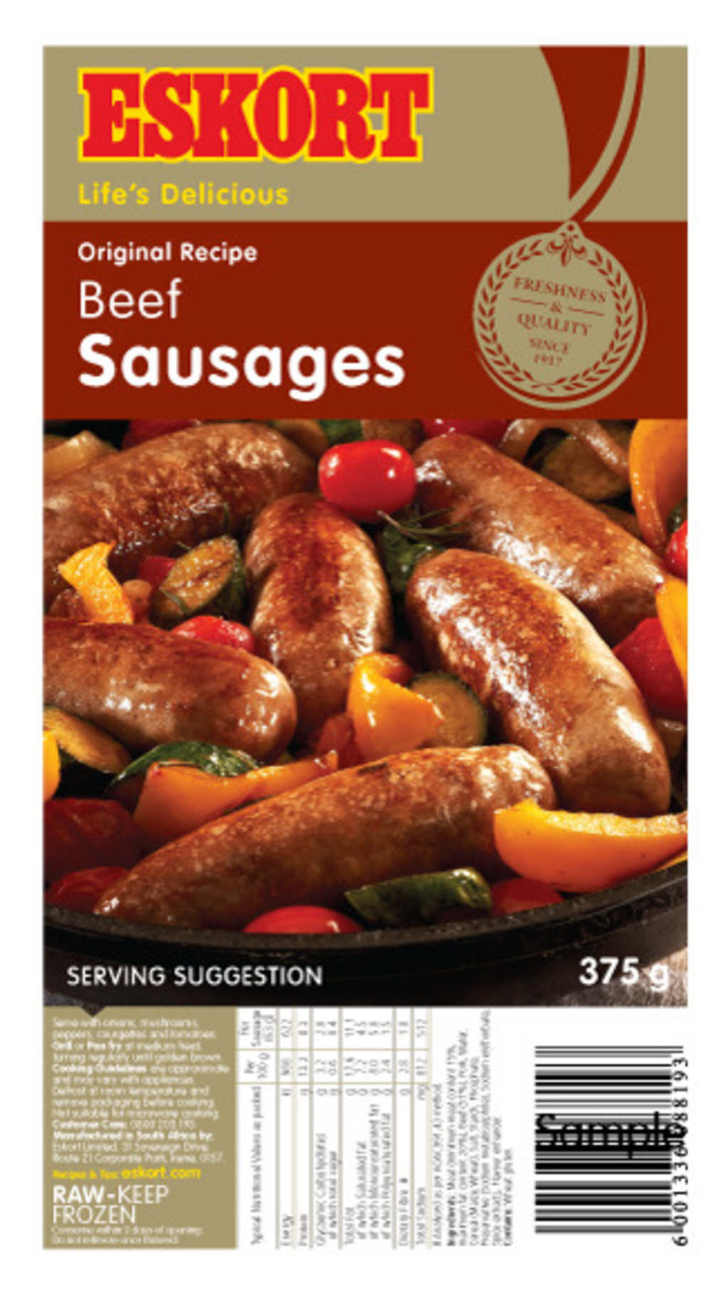 Beef Sausages 
