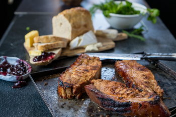 Sweet & Sticky Braai Chops with Beer Bread