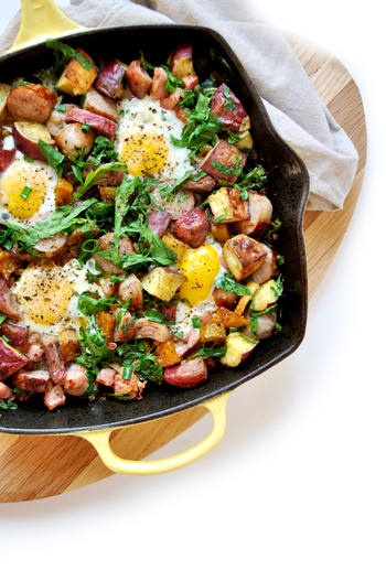 Veggie & Sausage Skillet