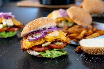 No-more-takeaways Chicken Burgers