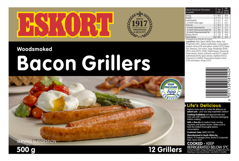 Bacon Grillers 500g 
