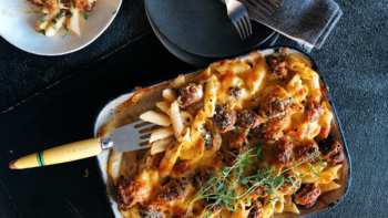 Frikkadel Mac and Cheese