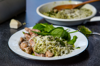Herb Pesto & Pork Steak Risotto