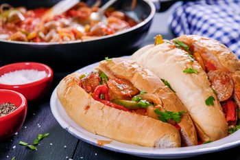 Italian Style Sausages & Peppers