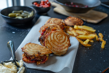 Rib Burger Jaffle