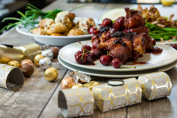 Berry and Rooibos glazed Mini Eisbein