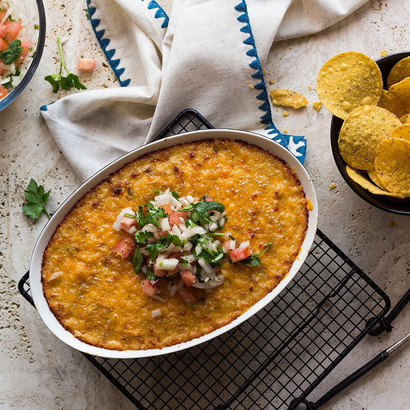 Spicy Cheese & Sausage Fondue 