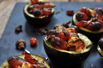 Charred-Stuffed Braai Squash