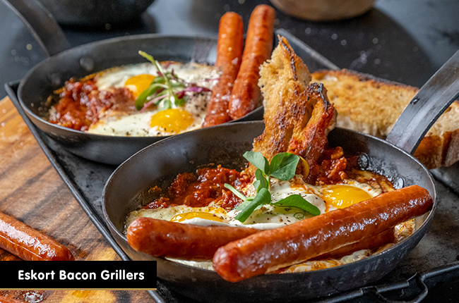 5 Ingredient Shakshuka with Bacon Grillers 