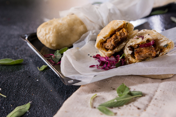 Rib Burger Steamed Buns