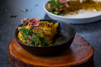 Roasted Pumpkin, Lemon & Jalapeño Risotto